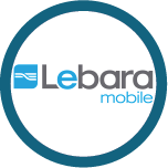 Logo for Lebara Mobile, one of the Mobile Top-Up Networks for Mobile Top-Up & International Calling Card Solutions avaiable from 3R Telecom