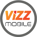Logo for Vizz Mobile, one of the Mobile Top-Up Networks for Mobile Top-Up & International Calling Card Solutions avaiable from 3R Telecom