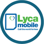 Logo for Lyca Mobile, one of the Mobile Top-Up Networks for Mobile Top-Up & International Calling Card Solutions avaiable from 3R Telecom