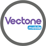 Logo for Vectone Mobile, one of the Mobile Top-Up Networks for Mobile Top-Up & International Calling Card Solutions avaiable from 3R Telecom
